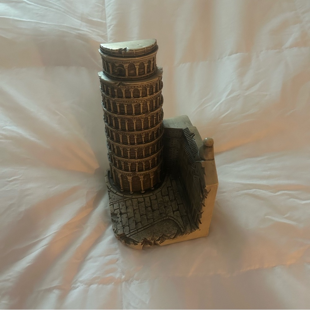 Antique Leaning Tower of Pisa Figurine